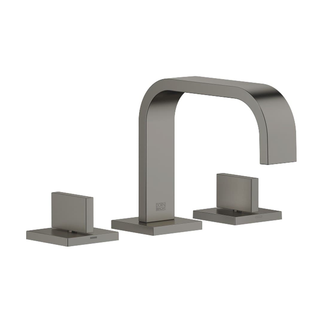 Dornbracht MEM – Μπαταρία Νιπτήρα – Three-hole basin mixer with pop-up waste – Brushed Dark Platinum (20705782-99)