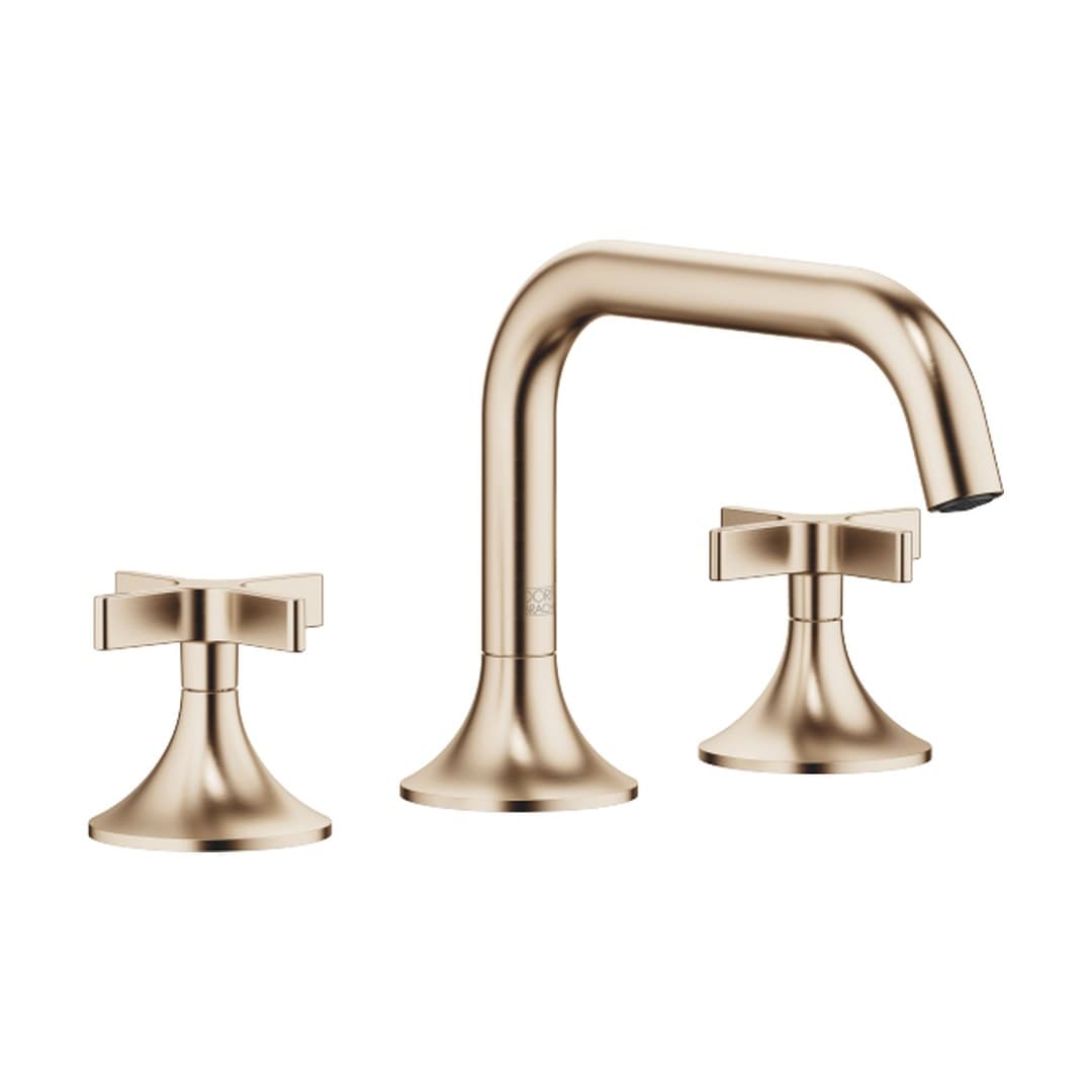 Dornbracht VAIA – Μπαταρία Νιπτήρα – Three-hole basin mixer with pop-up waste – Brushed Champagne (22kt Gold) (20705809-46)