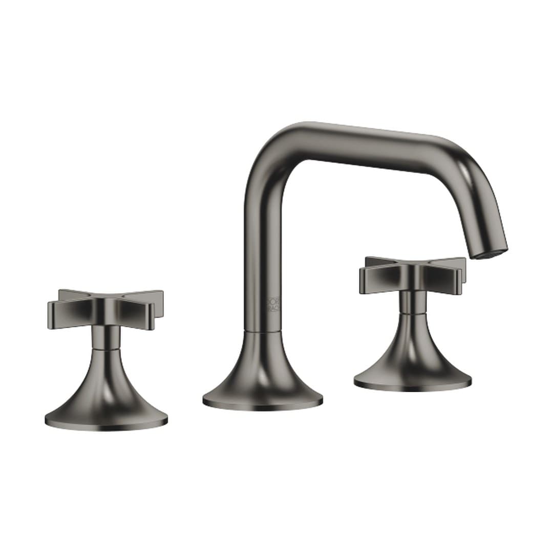 Dornbracht VAIA – Μπαταρία Νιπτήρα – Three-hole basin mixer with pop-up waste – Brushed Dark Platinum (20705809-99)
