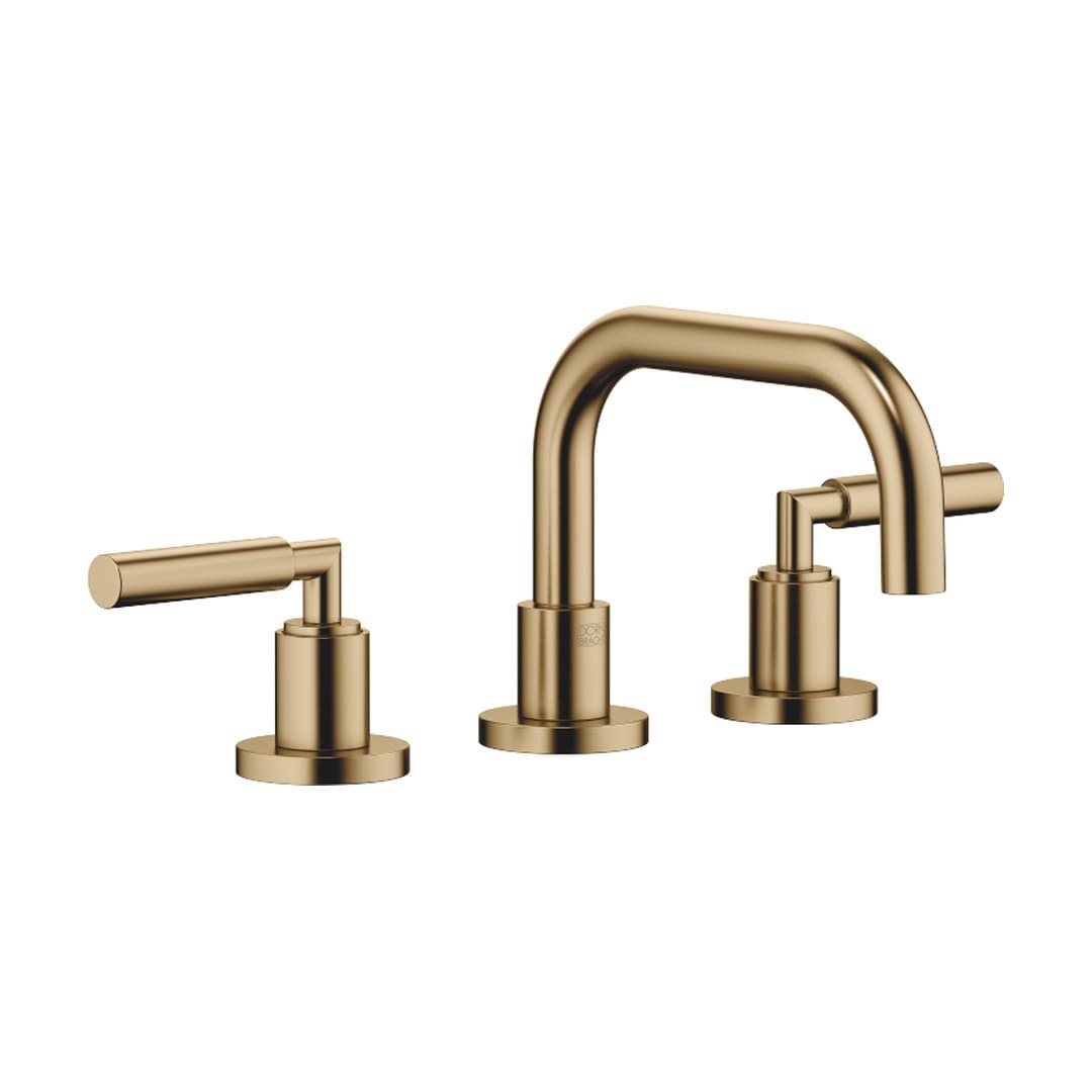 Dornbracht Tara – Μπαταρία Νιπτήρα – Three-hole basin mixer with pop-up waste – Brushed Dark Brass (PVD) (20705882-39)