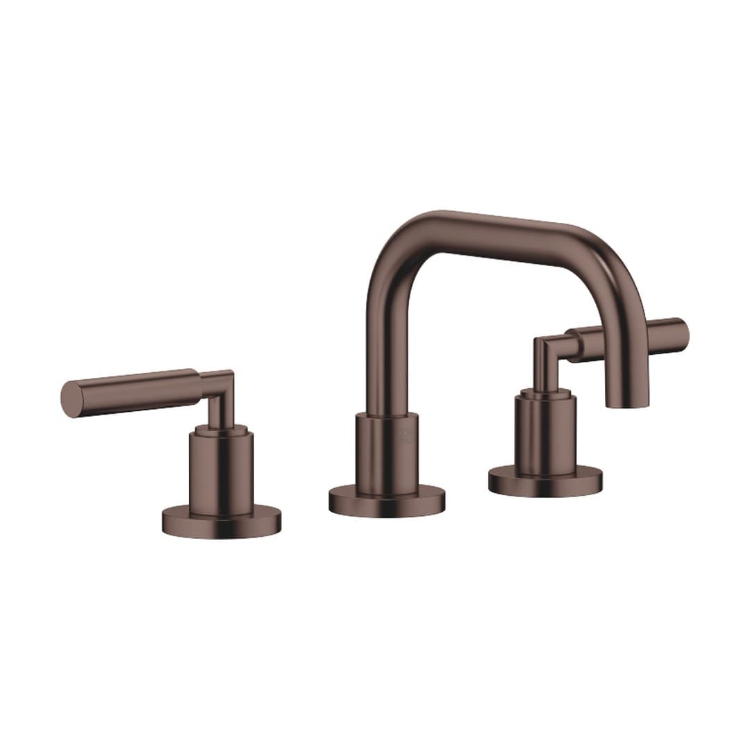 Dornbracht Tara – Μπαταρία Νιπτήρα – Three-hole basin mixer with pop-up waste – Brushed Dark Bronze (PVD) (20705882-43)