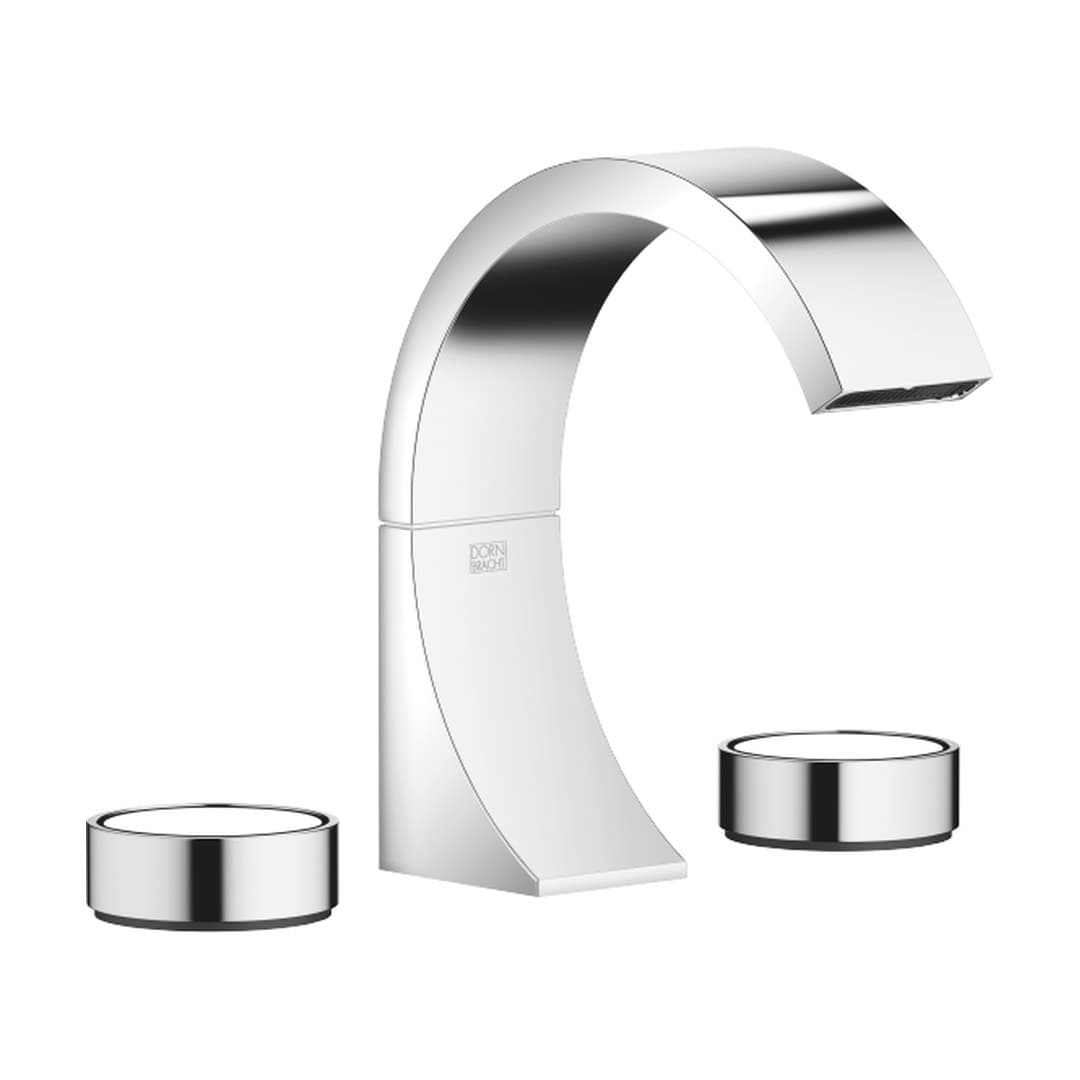 Dornbracht CYO – Μπαταρία Νιπτήρα – Three-hole basin mixer with pop-up waste without design element – Chrome (20710811-00)