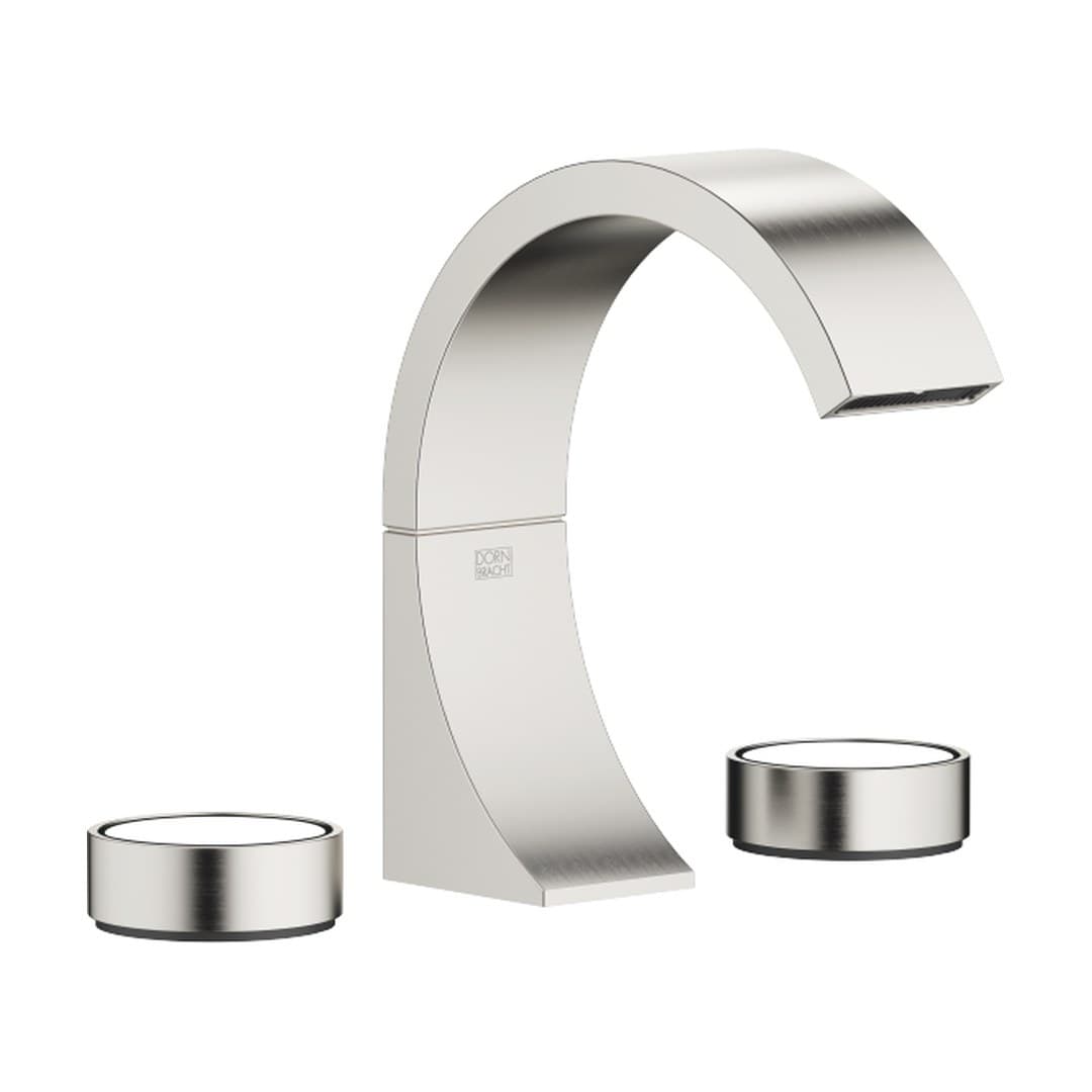Dornbracht CYO – Μπαταρία Νιπτήρα – Three-hole basin mixer with pop-up waste without design element – Brushed Platinum (20710811-06)