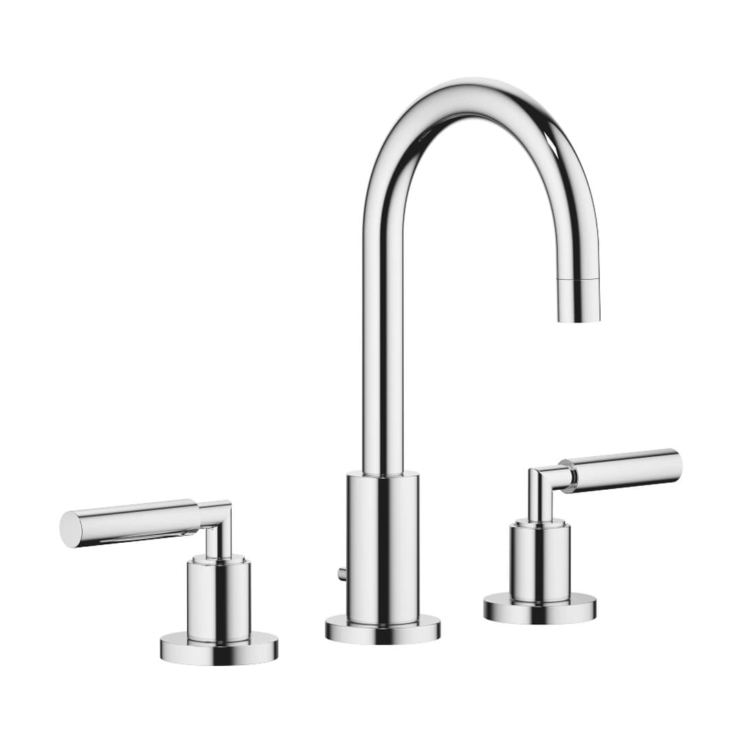 Dornbracht Tara – Μπαταρία Νιπτήρα – Three-hole basin mixer with pop-up waste – Chrome (20710882-00)