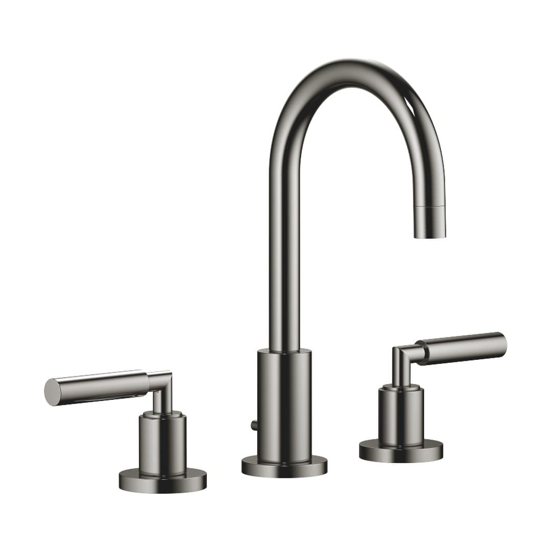 Dornbracht Tara – Μπαταρία Νιπτήρα – Three-hole basin mixer with pop-up waste – Dark Chrome (20710882-19)