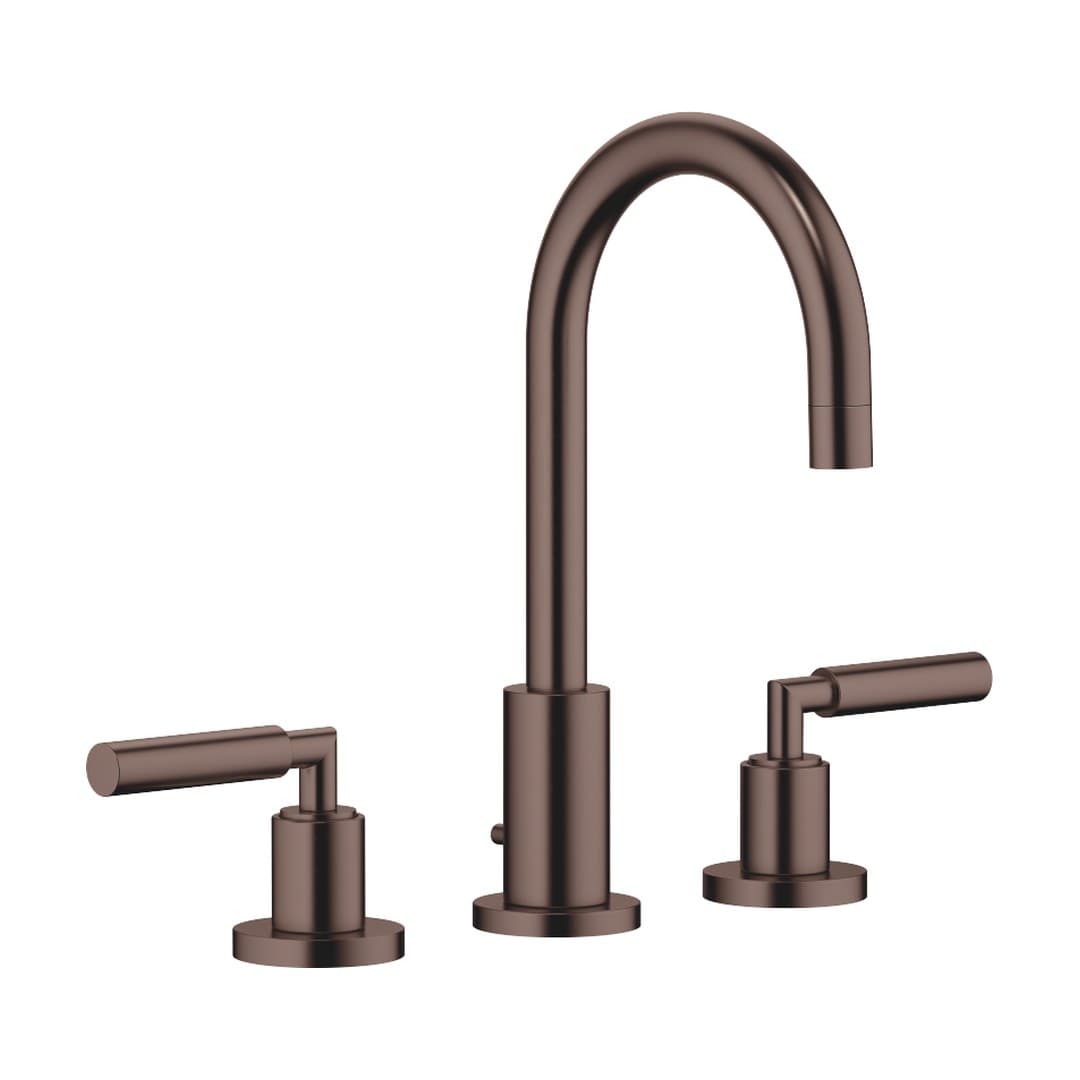 Dornbracht Tara – Μπαταρία Νιπτήρα – Three-hole basin mixer with pop-up waste – Brushed Dark Bronze (PVD) (20710882-43)