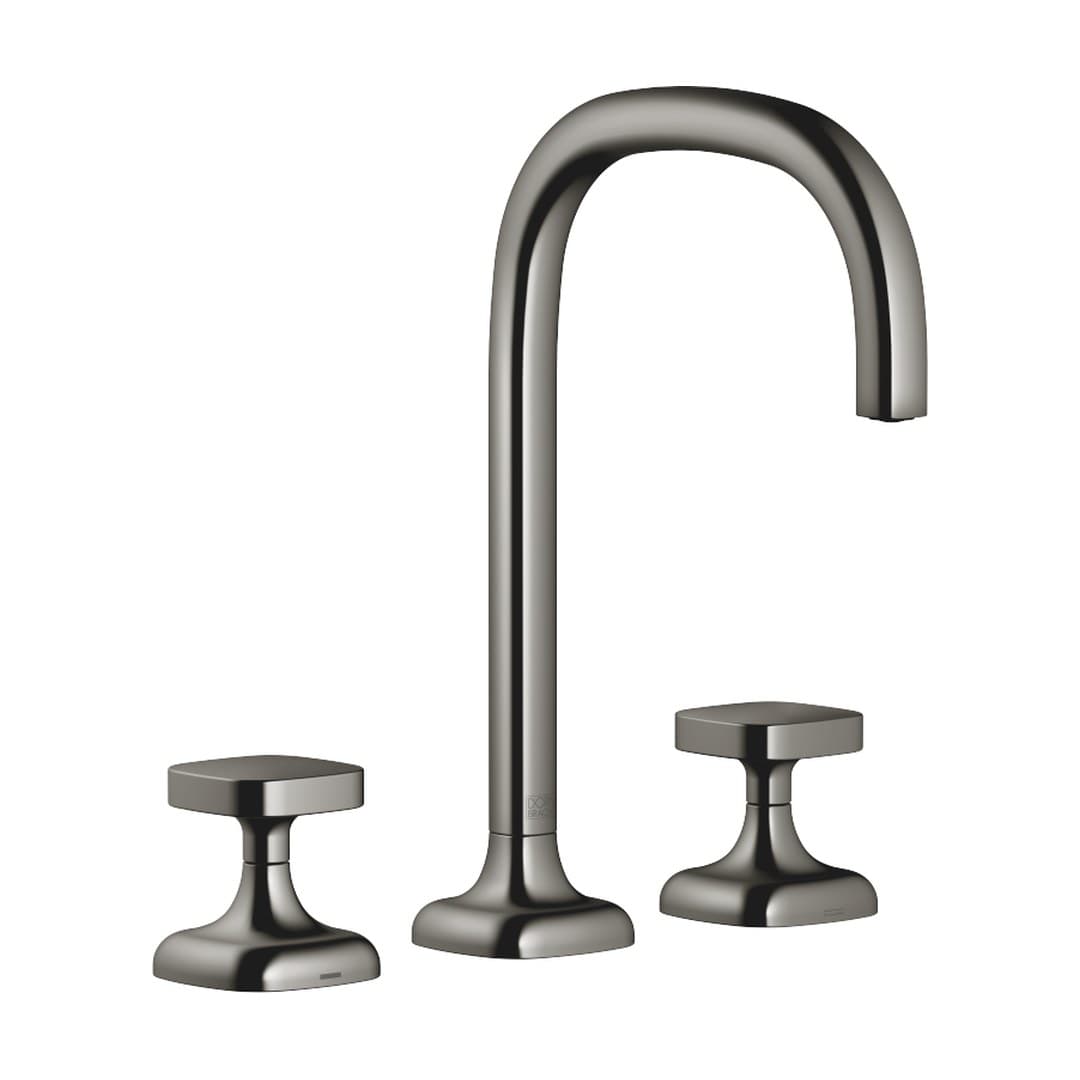 Dornbracht COYA – Μπαταρία Νιπτήρα – Three-hole basin mixer without pop-up waste – Dark Chrome (20713404-19)