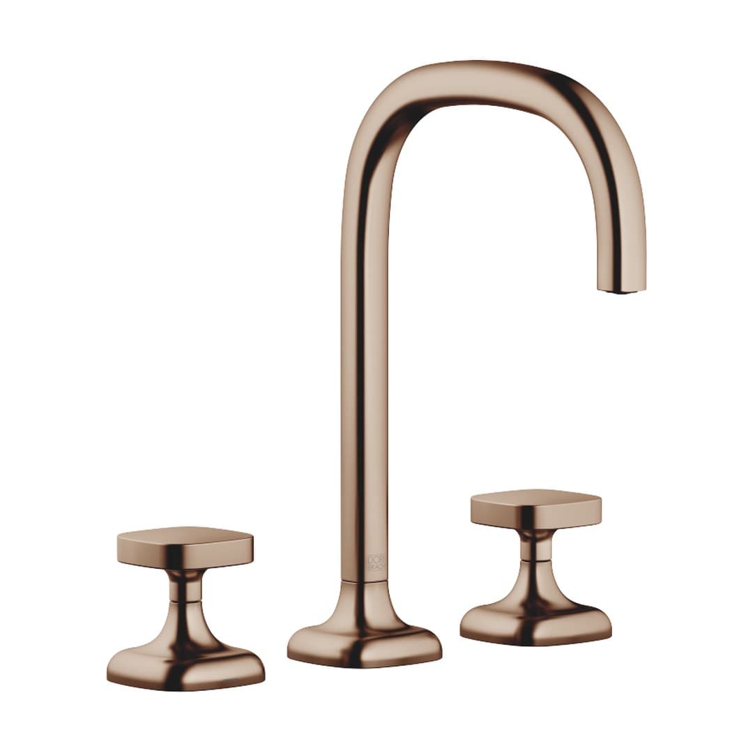 Dornbracht COYA – Μπαταρία Νιπτήρα – Three-hole basin mixer without pop-up waste – Brushed Bronze (PVD) (20713404-42)