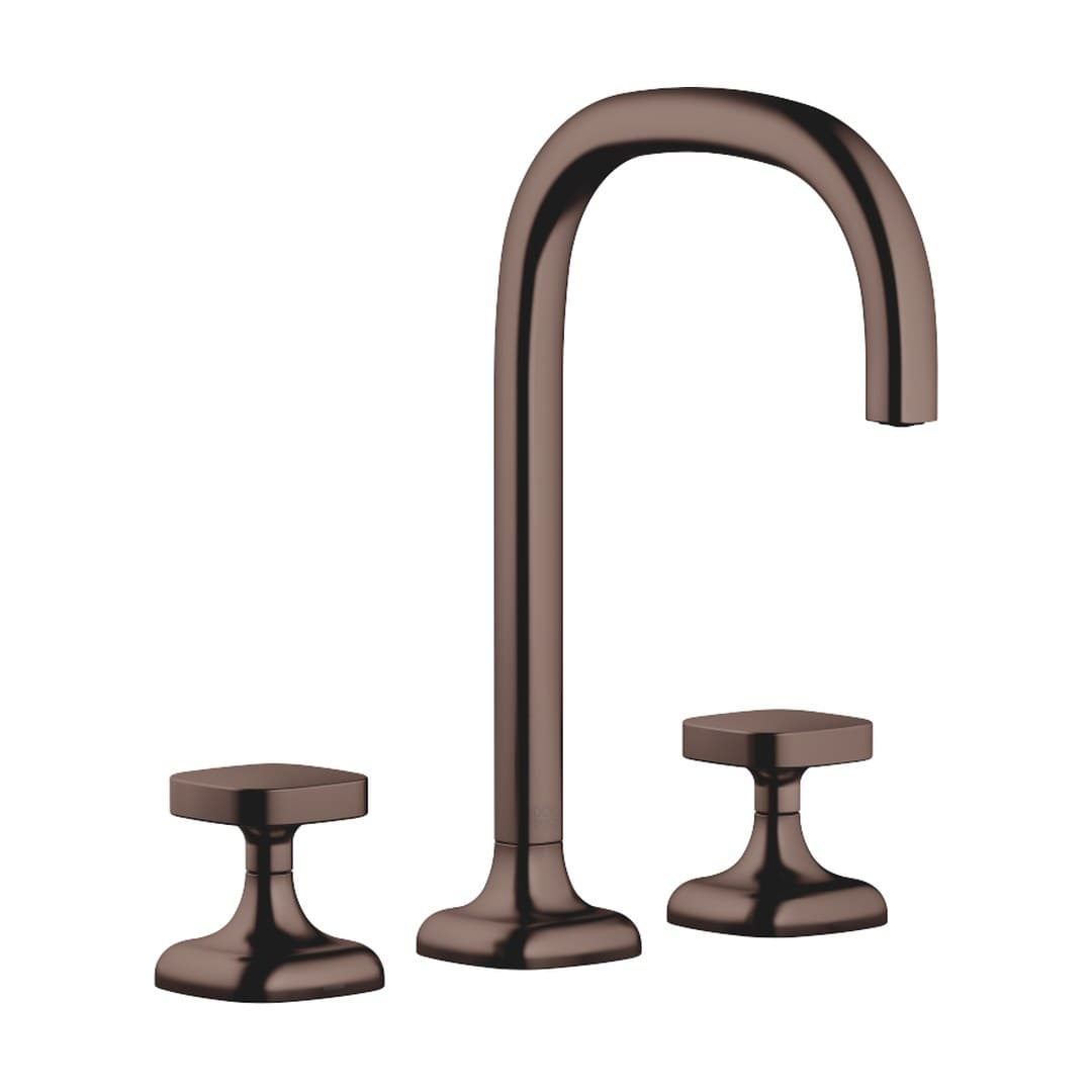 Dornbracht COYA – Μπαταρία Νιπτήρα – Three-hole basin mixer without pop-up waste – Brushed Dark Bronze (PVD) (20713404-43)
