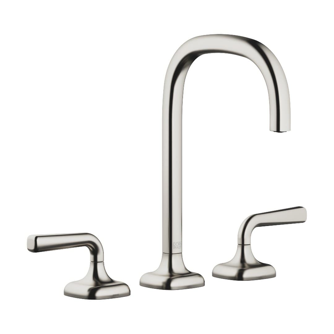 Dornbracht COYA – Μπαταρία Νιπτήρα – Three-hole basin mixer without pop-up waste – Brushed Platinum (20713414-06)