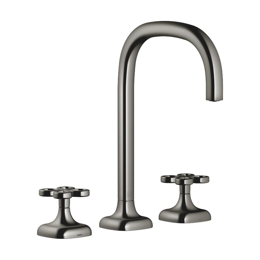 Dornbracht COYA – Μπαταρία Νιπτήρα – Three-hole basin mixer without pop-up waste – Dark Chrome (20713424-19)