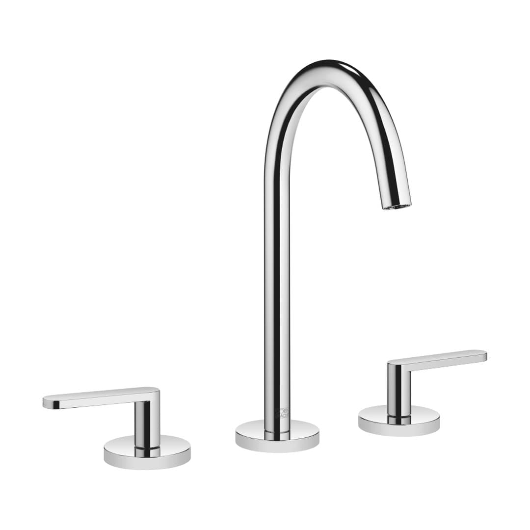 Dornbracht Meta – Μπαταρία Νιπτήρα – Three-hole basin mixer with pop-up waste – Chrome (20713661-00)