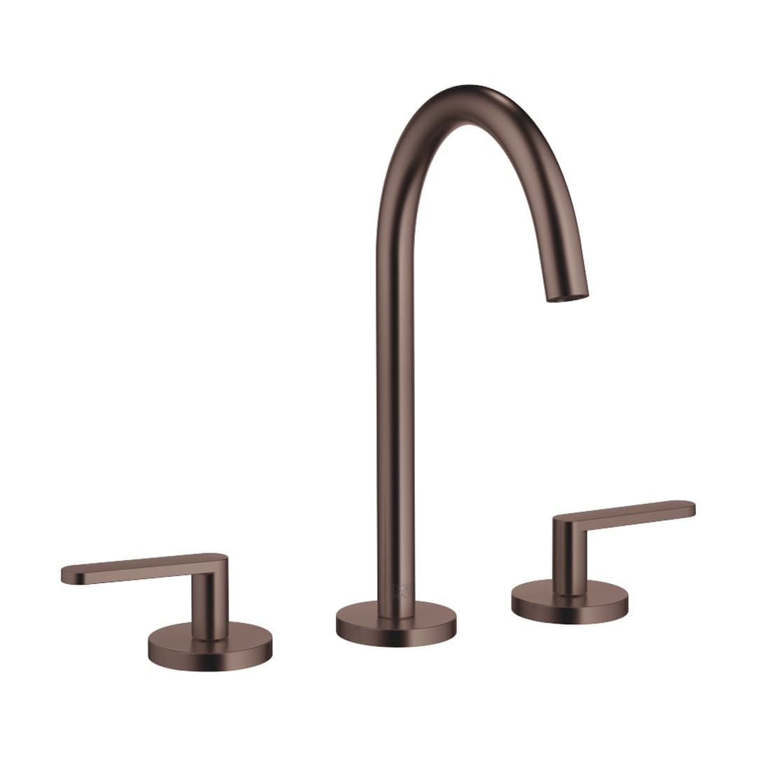 Dornbracht Meta – Μπαταρία Νιπτήρα – Three-hole basin mixer with pop-up waste – Brushed Dark Bronze (PVD) (20713661-43)