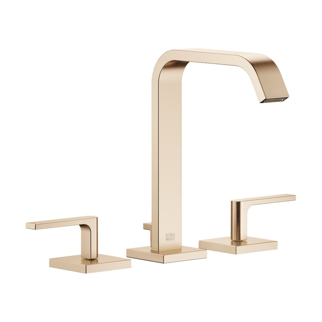 Dornbracht IMO – Μπαταρία Νιπτήρα – Three-hole basin mixer with pop-up waste – Brushed Light Gold (PVD) (20713671-27)