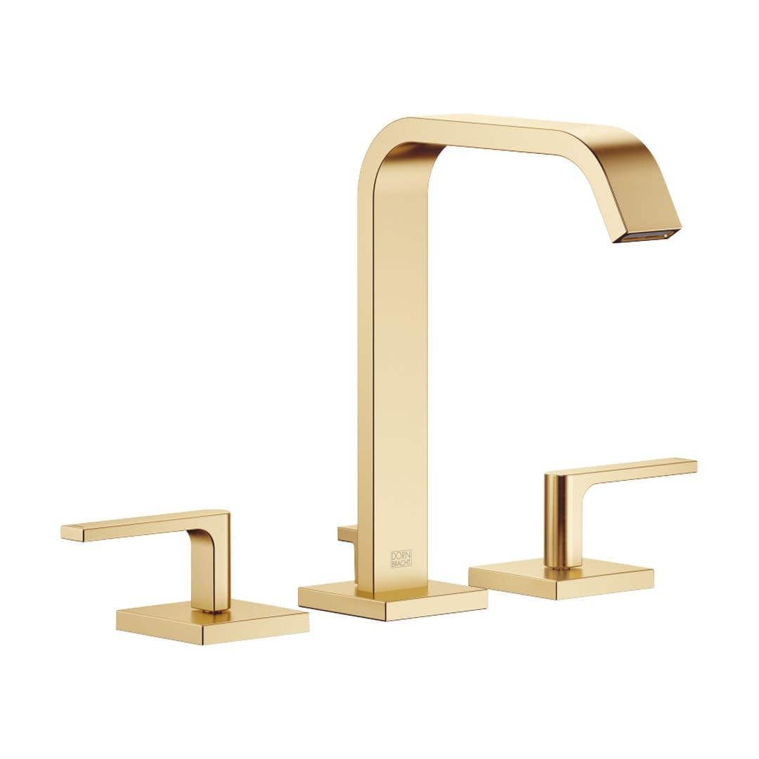 Dornbracht IMO – Μπαταρία Νιπτήρα – Three-hole basin mixer with pop-up waste – Brushed Gold (PVD) (20713671-37)