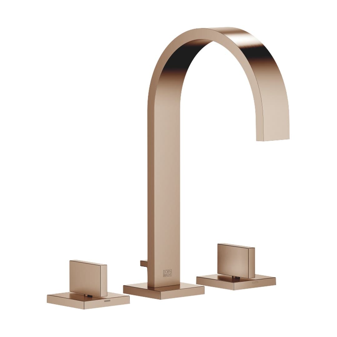 Dornbracht MEM – Μπαταρία Νιπτήρα – Three-hole basin mixer with pop-up waste – Brushed Bronze (PVD) (20713782-42)