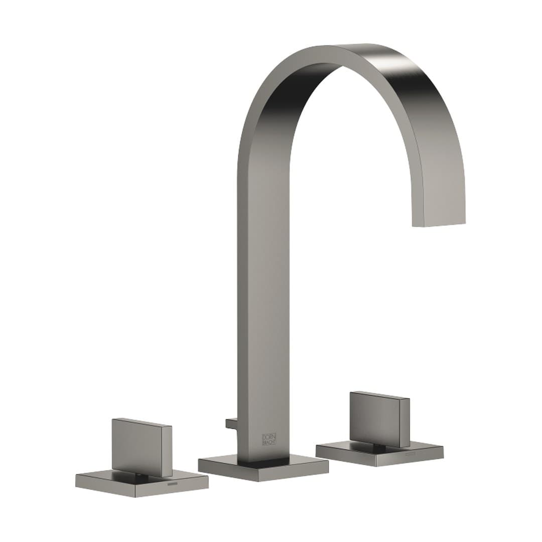 Dornbracht MEM – Μπαταρία Νιπτήρα – Three-hole basin mixer with pop-up waste – Brushed Dark Platinum (20713782-99)