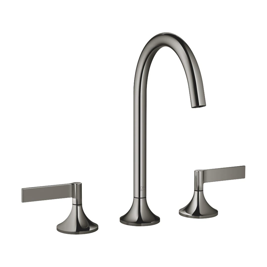 Dornbracht VAIA – Μπαταρία Νιπτήρα – Three-hole basin mixer with pop-up waste – Dark Chrome (20713819-19)