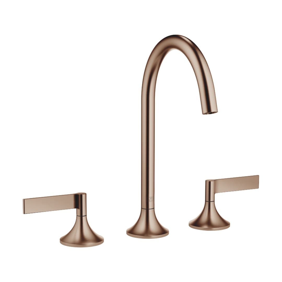 Dornbracht VAIA – Μπαταρία Νιπτήρα – Three-hole basin mixer with pop-up waste – Brushed Bronze (PVD) (20713819-42)