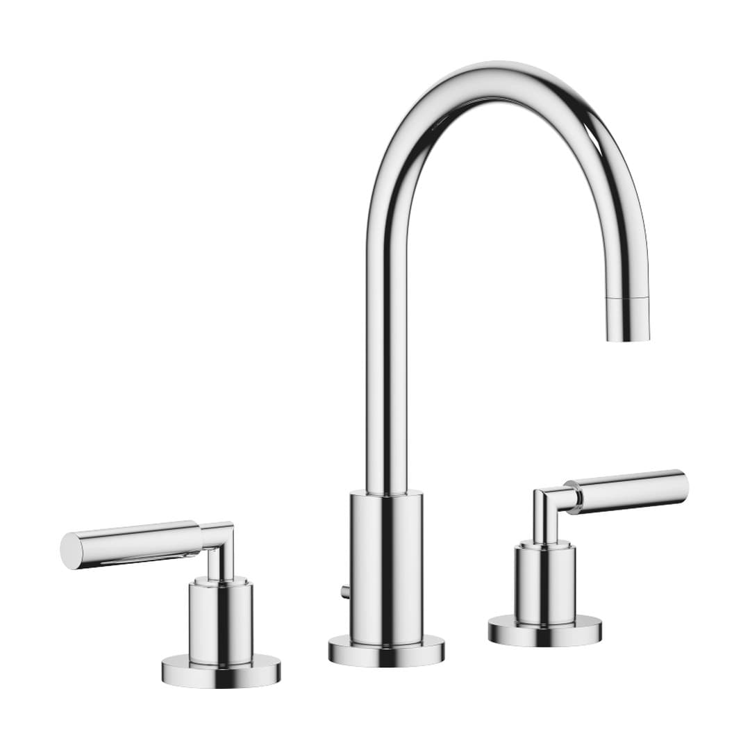 Dornbracht Tara – Μπαταρία Νιπτήρα – Three-hole basin mixer with pop-up waste – Chrome (20713882-00)