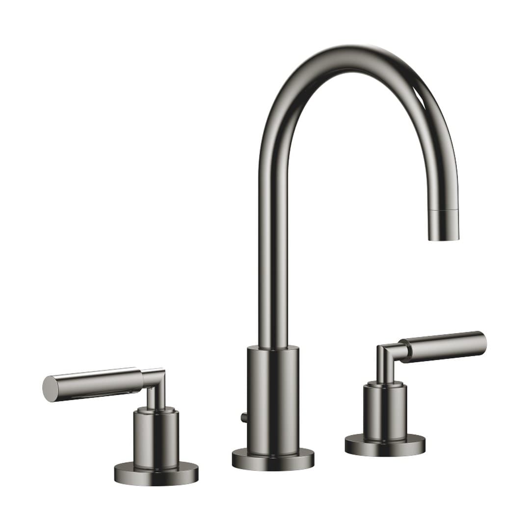 Dornbracht Tara – Μπαταρία Νιπτήρα – Three-hole basin mixer with pop-up waste – Dark Chrome (20713882-19)