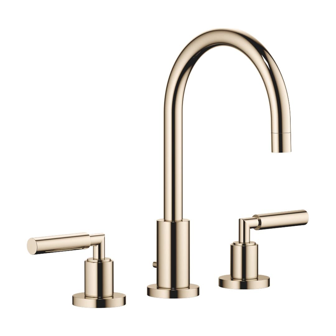 Dornbracht Tara – Μπαταρία Νιπτήρα – Three-hole basin mixer with pop-up waste – Champagne (22kt Gold) (20713882-47)
