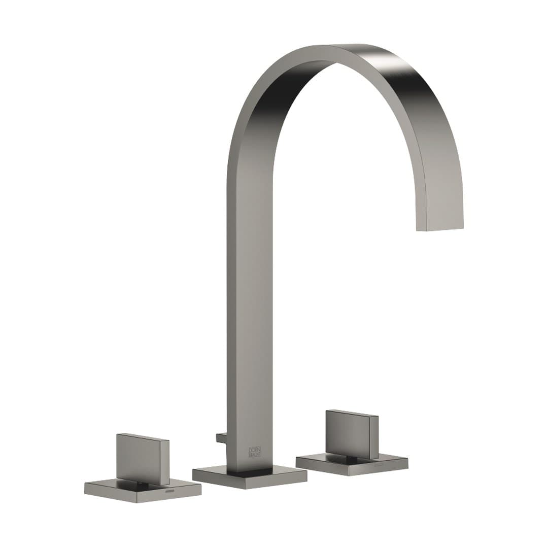 Dornbracht MEM – Μπαταρία Νιπτήρα – Three-hole basin mixer with pop-up waste – Brushed Dark Platinum (20715782-99)