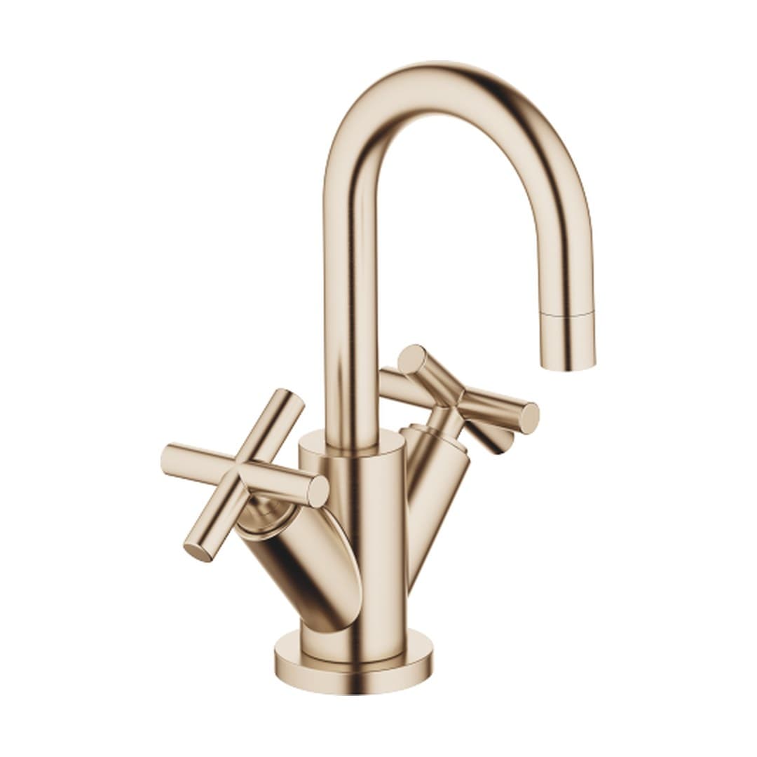 Dornbracht Tara – Μπαταρία Νιπτήρα – Single-hole basin mixer with pop-up waste – Brushed Champagne (22kt Gold) (22302892-46)