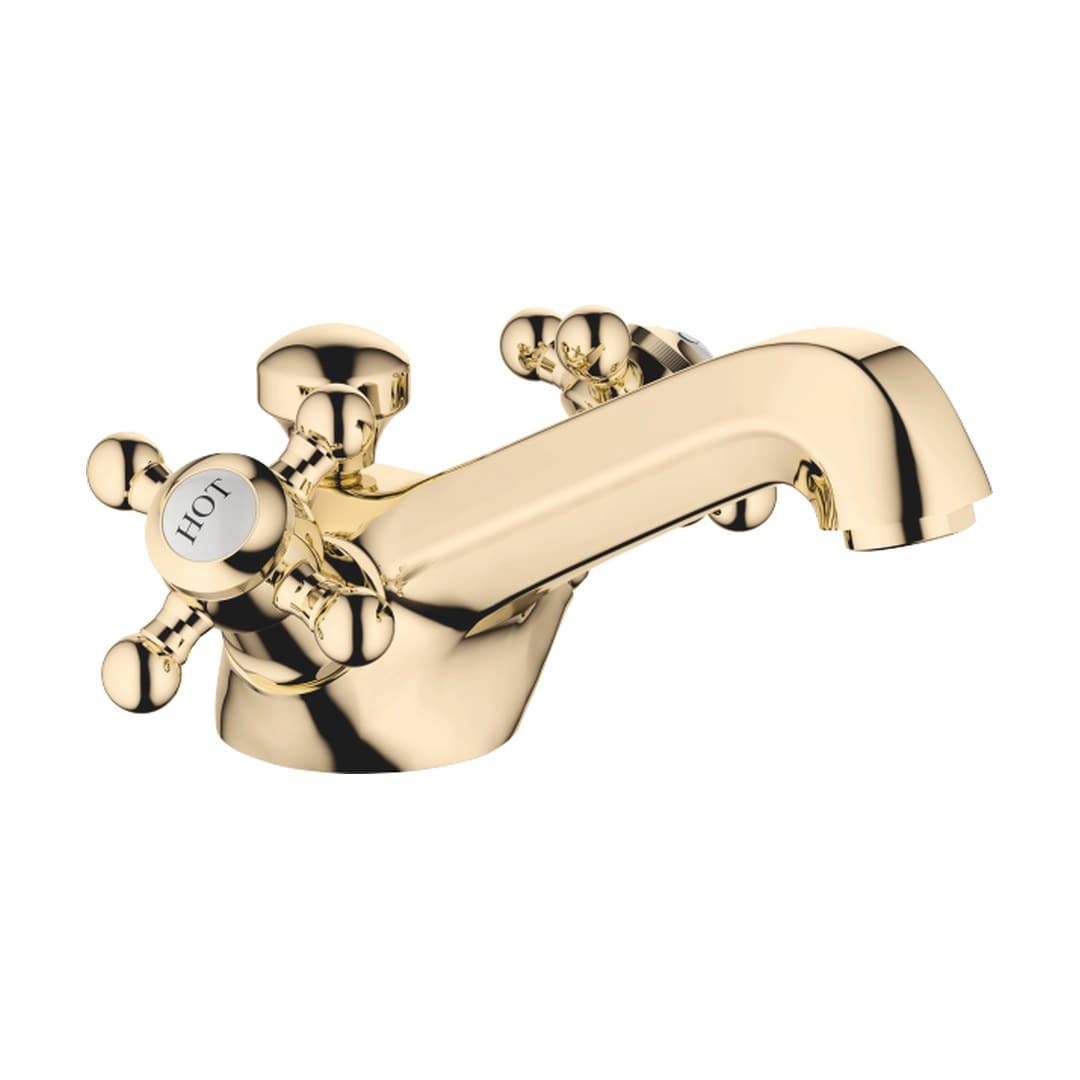 Dornbracht Madison – Μπαταρία Νιπτήρα – Single-hole basin mixer with pop-up waste – Durabrass (23kt Gold) (22500360-09)