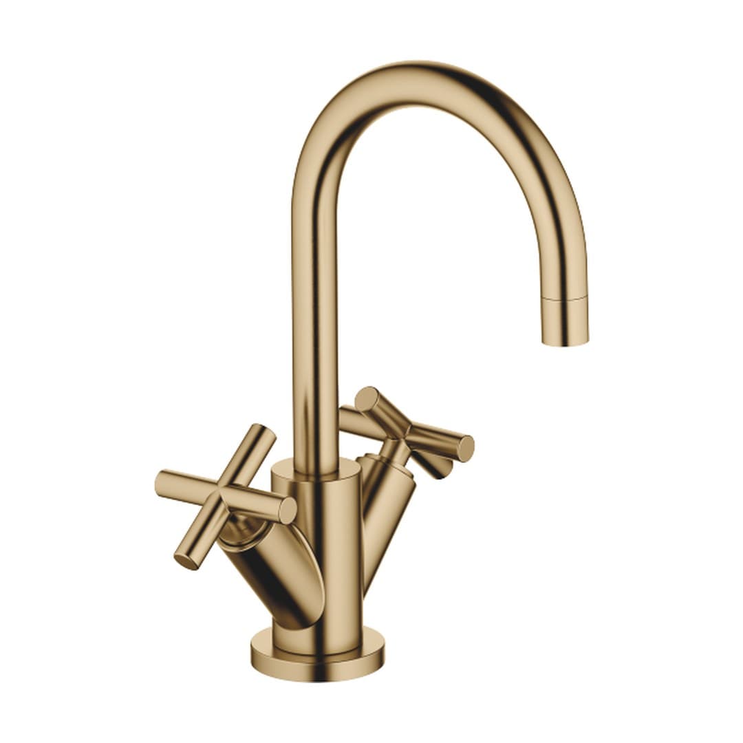 Dornbracht Tara – Μπαταρία Νιπτήρα – Single-hole basin mixer with pop-up waste – Brushed Dark Brass (PVD) (22512892-39)