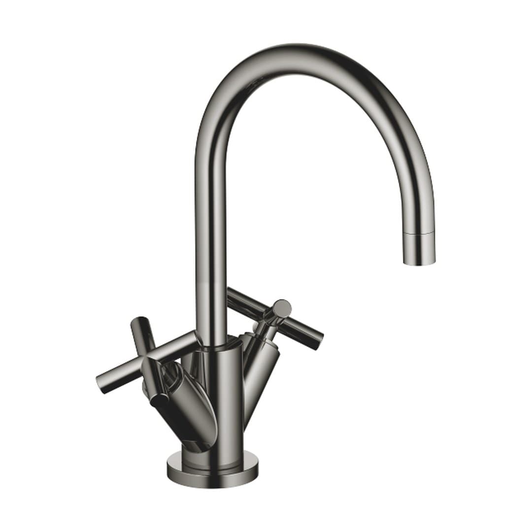 Dornbracht Tara – Μπαταρία Νιπτήρα – Single-hole basin mixer with pop-up waste – Dark Chrome (22513892-19)