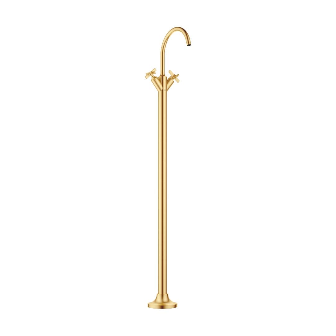 Dornbracht VAIA – Μπαταρία Νιπτήρα Δαπέδου – Brushed Durabrass (23kt Gold) (22585809-28)