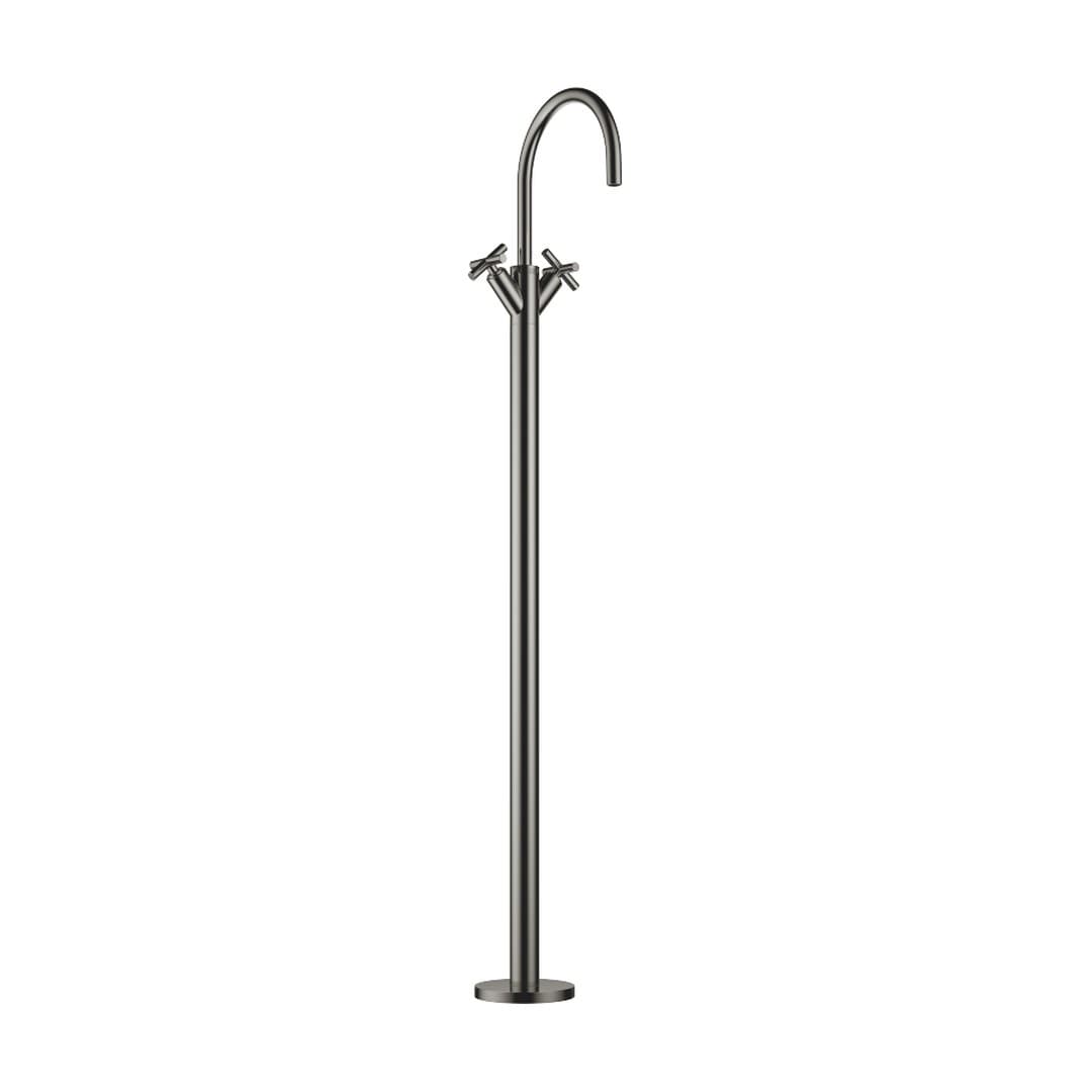 Dornbracht Tara – Μπαταρία Νιπτήρα Δαπέδου – Dark Chrome (22585892-19)