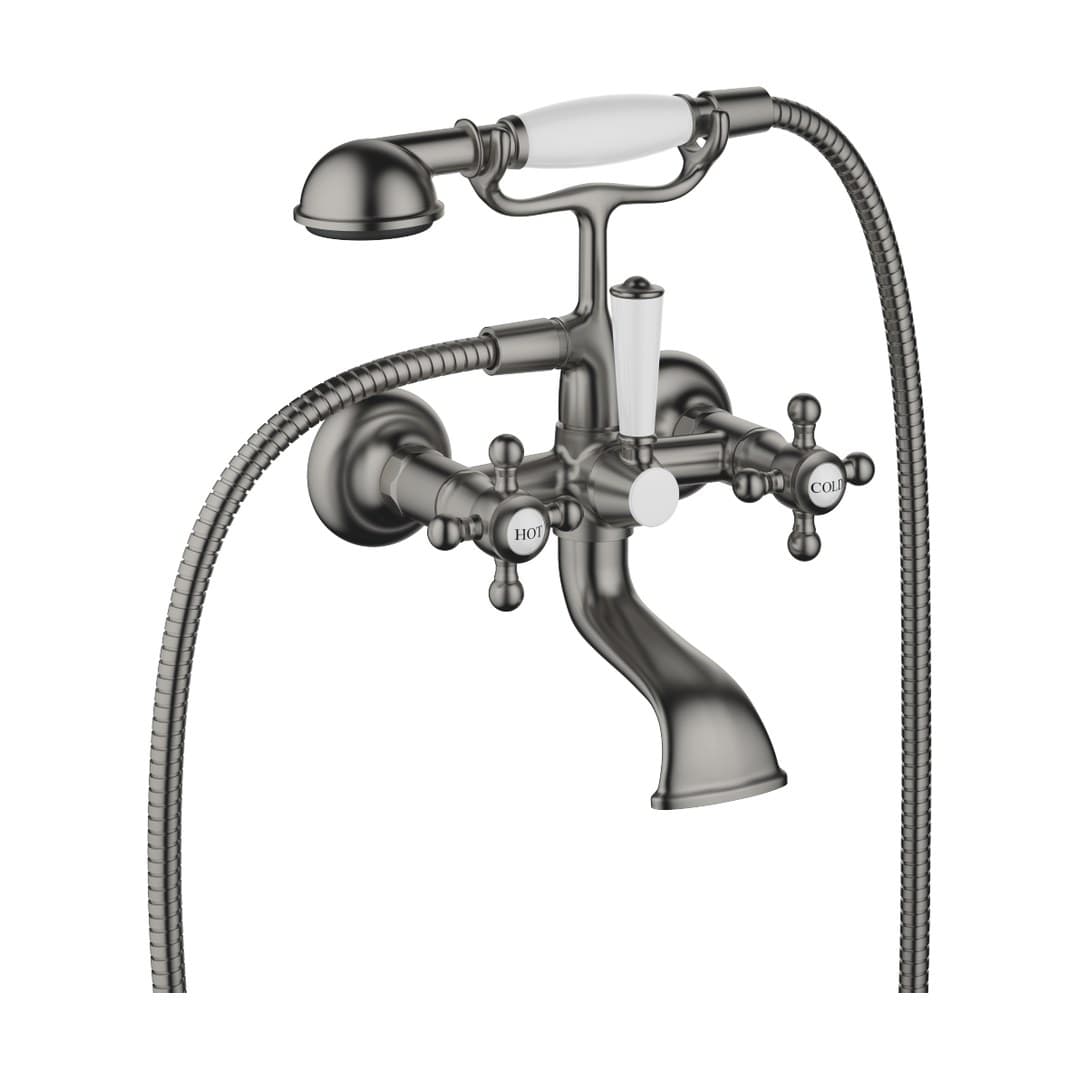 Dornbracht Madison – Μπαταρία Λουτρού Τοίχου – Brushed Dark Platinum (25023360-99)