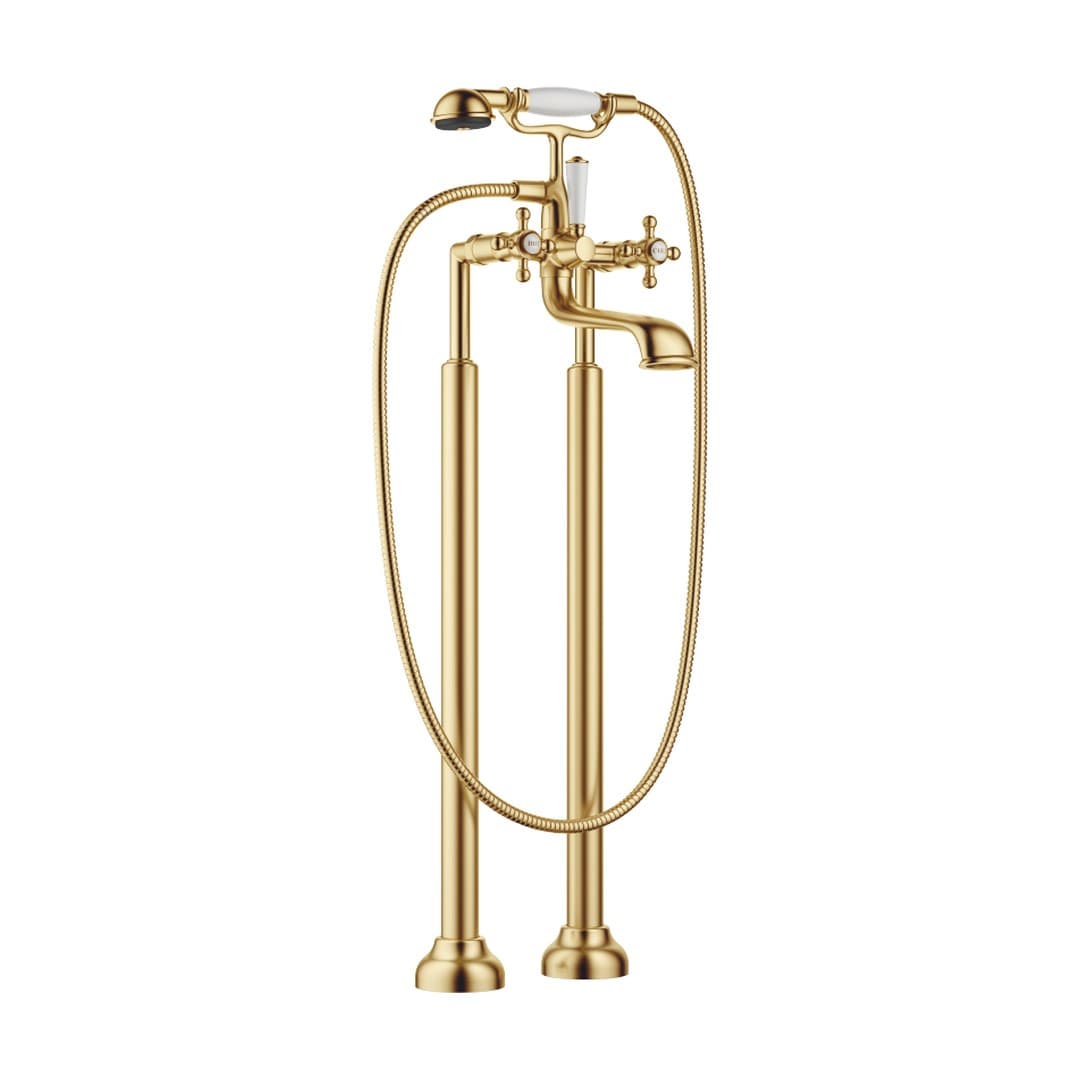 Dornbracht Madison – Μπαταρία Λουτρού Δαπέδου – Brushed Durabrass (23kt Gold) (25943360-28)