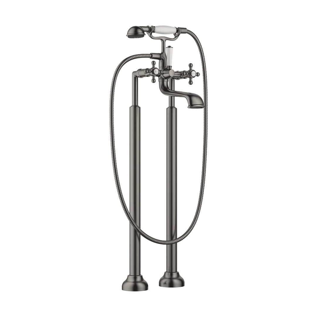 Dornbracht Madison – Μπαταρία Λουτρού Δαπέδου – Brushed Dark Platinum (25943360-99)