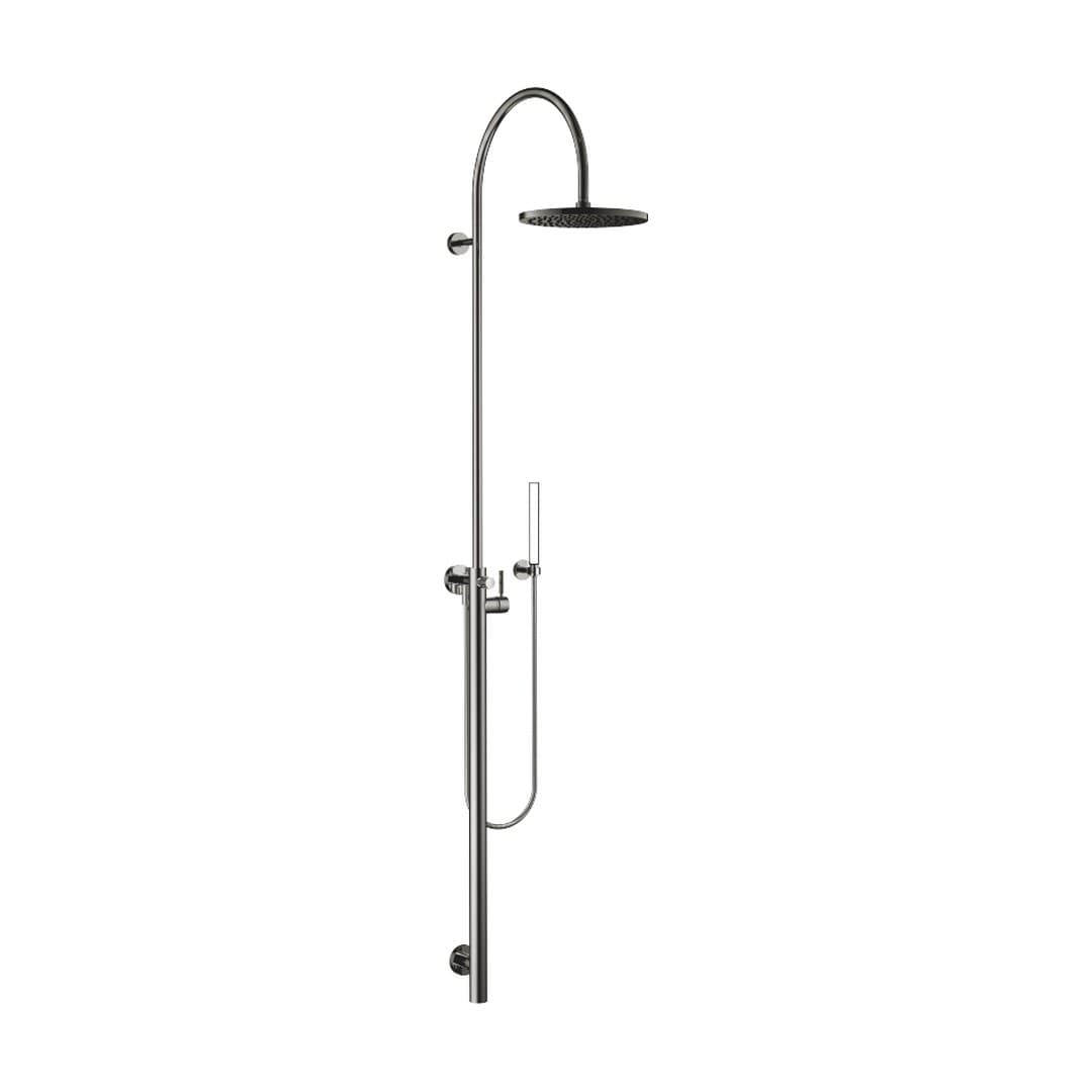 Dornbracht – Σύστημα Ντους – Shower system with single-lever shower mixer without hand shower – Dark Chrome (26024661-19)
