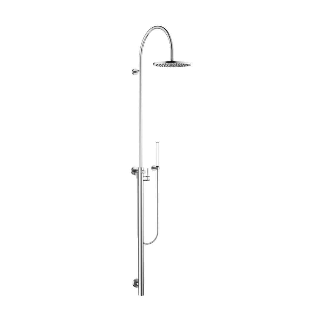 Dornbracht – Σύστημα Ντους – Shower system with single-lever shower mixer without hand shower – Brushed Chrome (26024661-93)