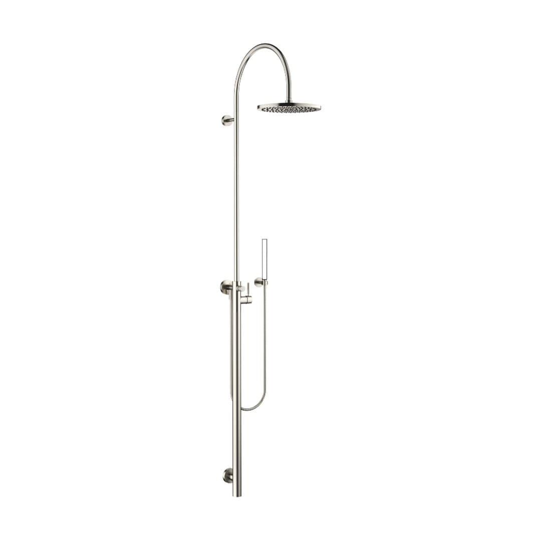 Dornbracht – Σύστημα Ντους – Shower system with single-lever shower mixer without hand shower FlowReduce – Brushed Platinum (26025661-06)