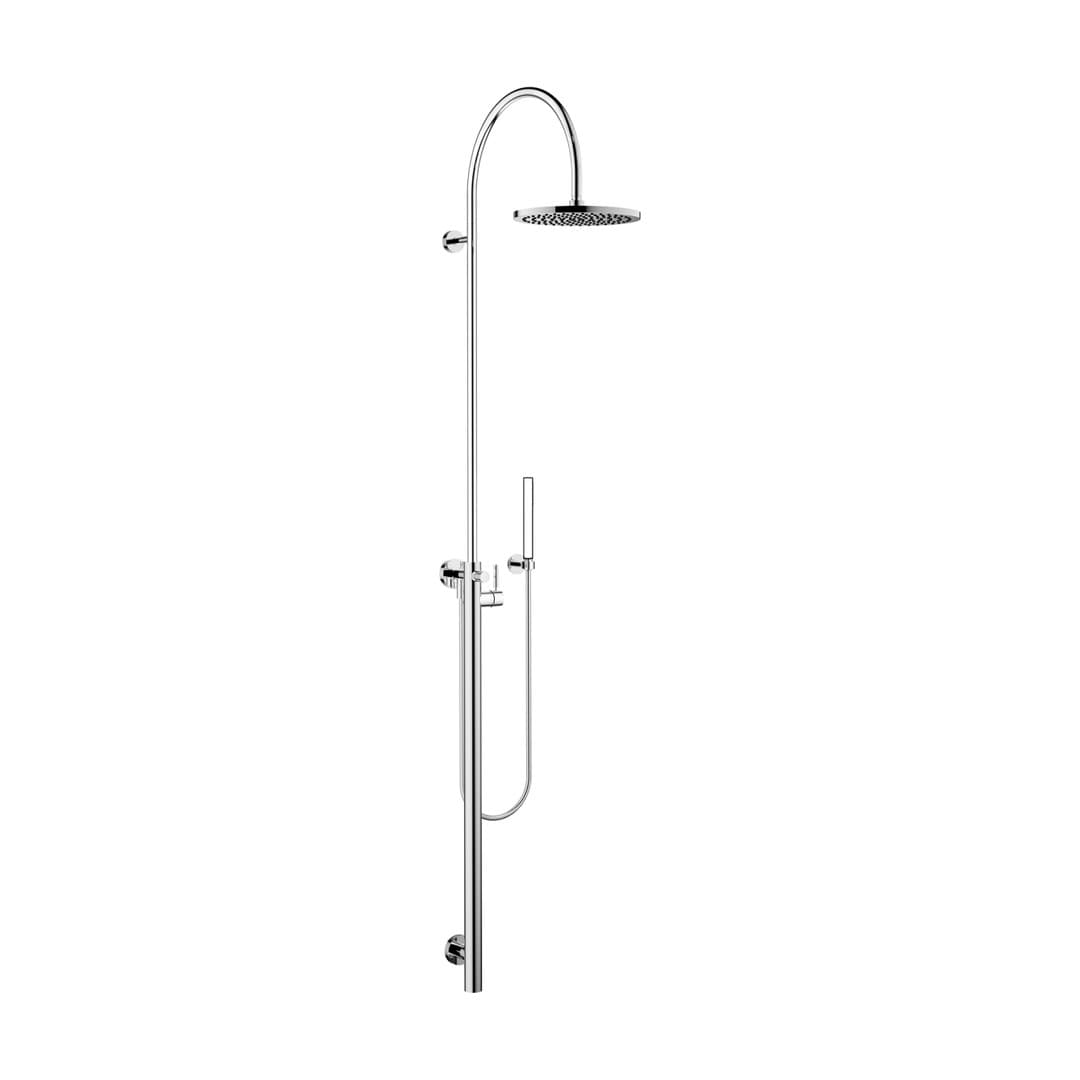 Dornbracht – Σύστημα Ντους – Shower system with single-lever shower mixer without hand shower FlowReduce – Brushed Dark Bronze (PVD) (26025661-43)