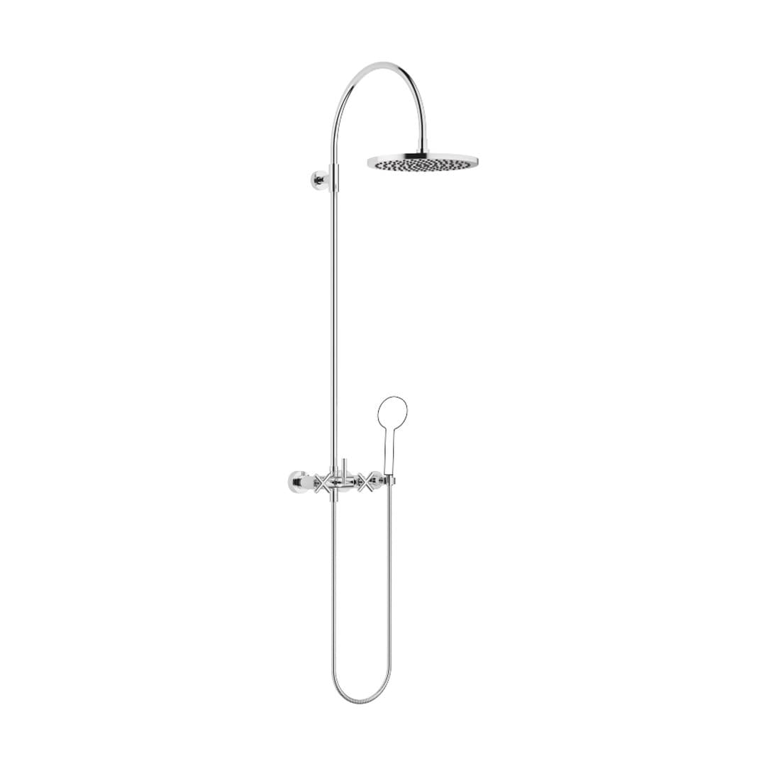 Dornbracht Tara – Σύστημα Ντους – Showerpipe with shower mixer without hand shower 300 mm – Chrome (26622892-00)