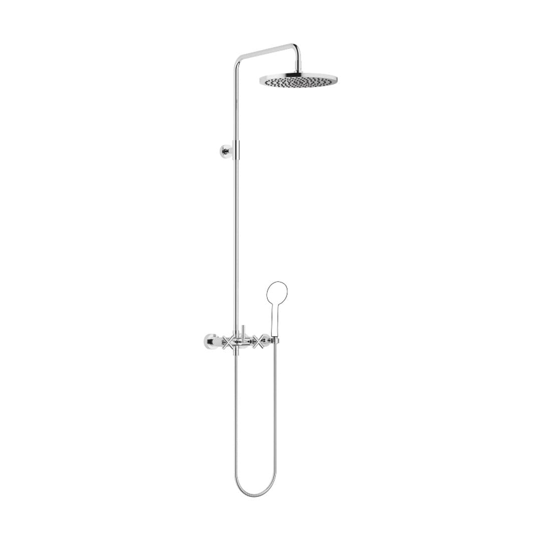 Dornbracht Tara – Σύστημα Ντους – Showerpipe with shower mixer without hand shower 300 mm – Chrome (26623892-00)