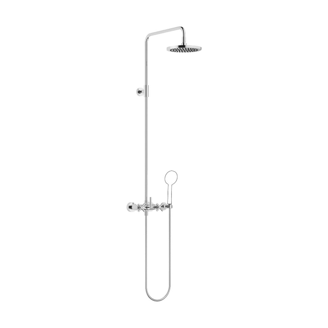 Dornbracht Tara – Σύστημα Ντους – Showerpipe without hand shower FlowReduce 220 mm – Chrome (26633892-00)