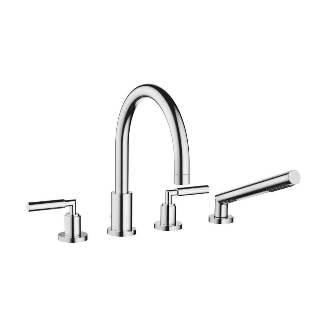Dornbracht Tara – Μπαταρία Λουτρού Πάγκου – Bath shower set for bath rim or tile edge installation – Chrome (27512882-00)