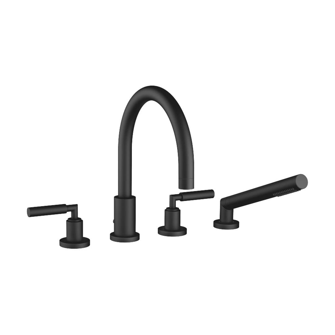 Dornbracht Tara – Μπαταρία Λουτρού Πάγκου – Bath shower set for bath rim or tile edge installation – Matte Black (27512882-33)