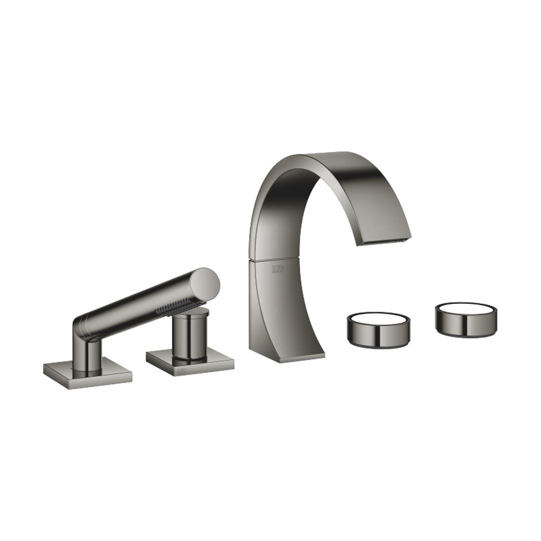 Dornbracht CYO – Μπαταρία Λουτρού Πάγκου – Five-hole bath mixer for bath rim or tile edge installation – Dark Chrome (27523811-19)
