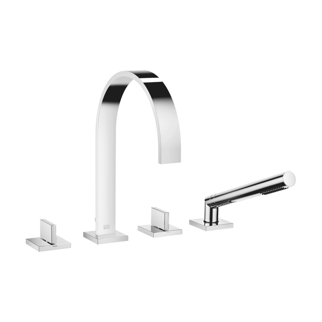 Dornbracht MEM – Μπαταρία Λουτρού Πάγκου – Bath shower set for bath rim or tile edge installation – Chrome (27532782-00)