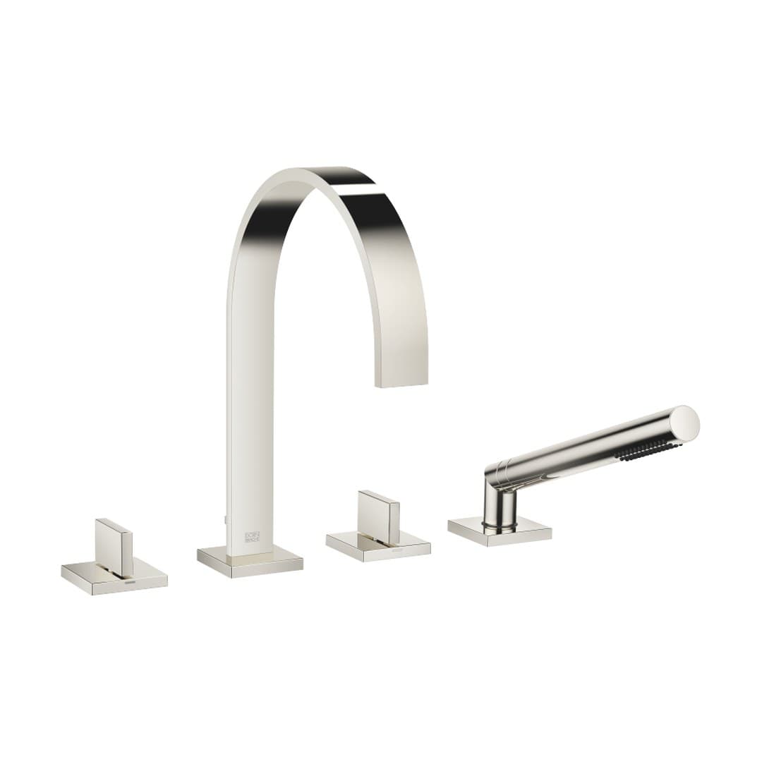 Dornbracht MEM – Μπαταρία Λουτρού Πάγκου – Bath shower set for bath rim or tile edge installation – Platinum (27532782-08)