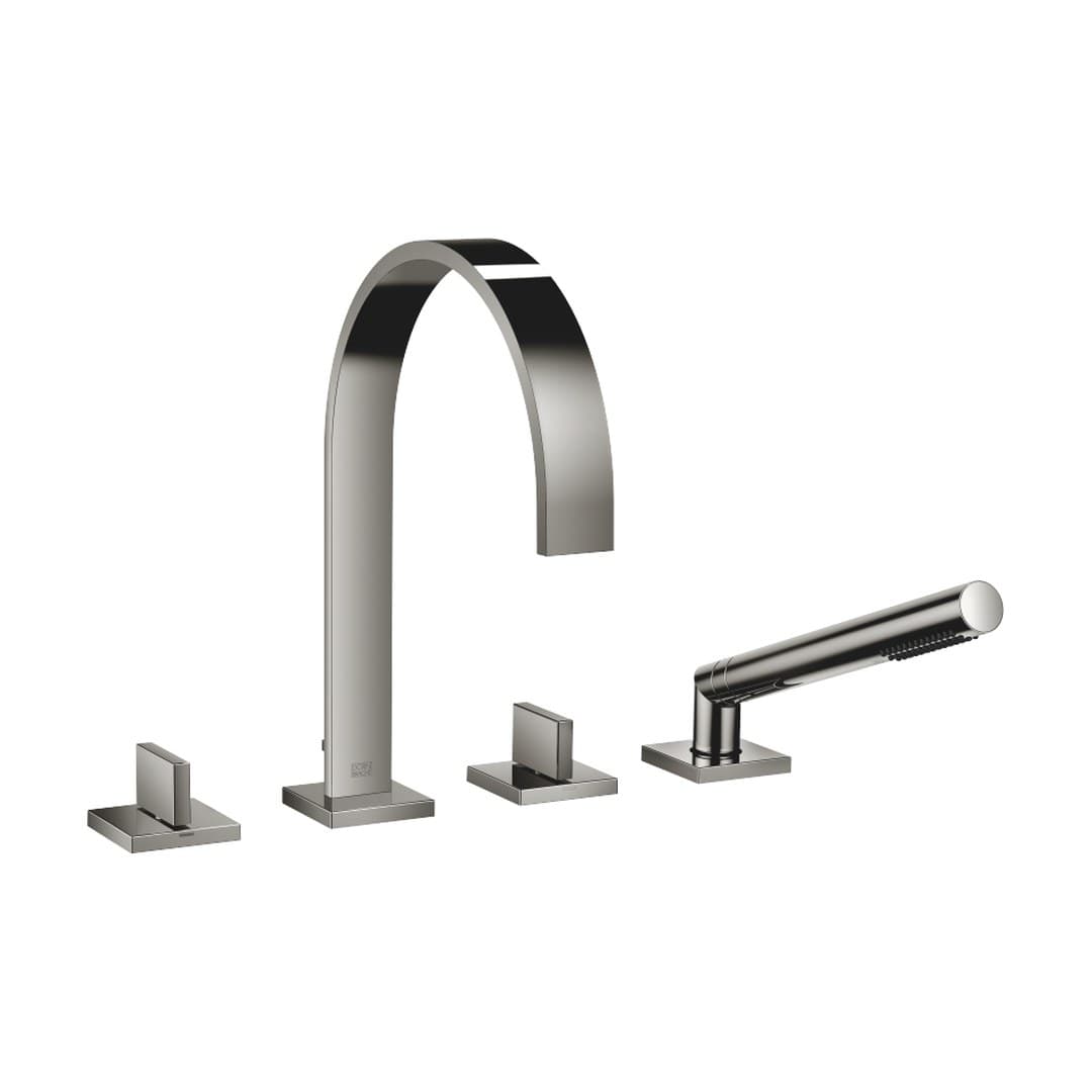 Dornbracht MEM – Μπαταρία Λουτρού Πάγκου – Bath shower set for bath rim or tile edge installation – Dark Chrome (27532782-19)