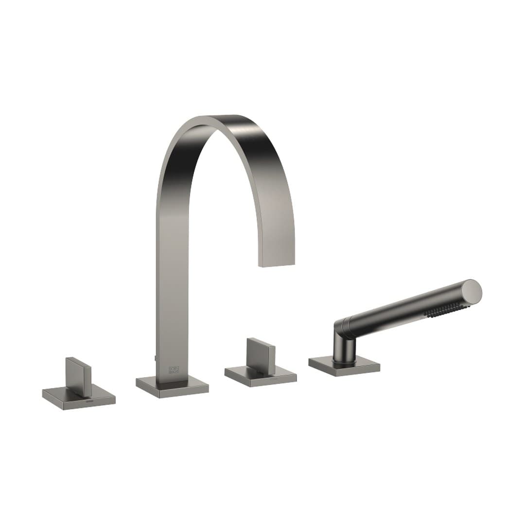Dornbracht MEM – Μπαταρία Λουτρού Πάγκου – Bath shower set for bath rim or tile edge installation – Brushed Dark Platinum (27532782-99)